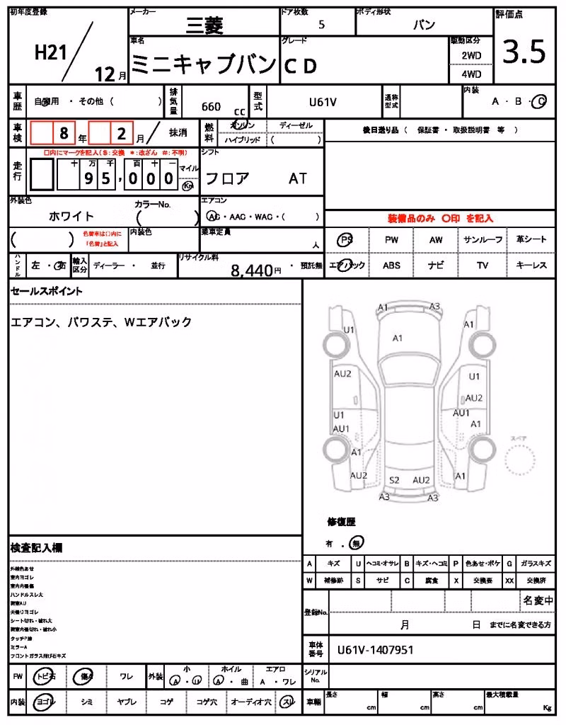 MITSUBISHI MINICAB