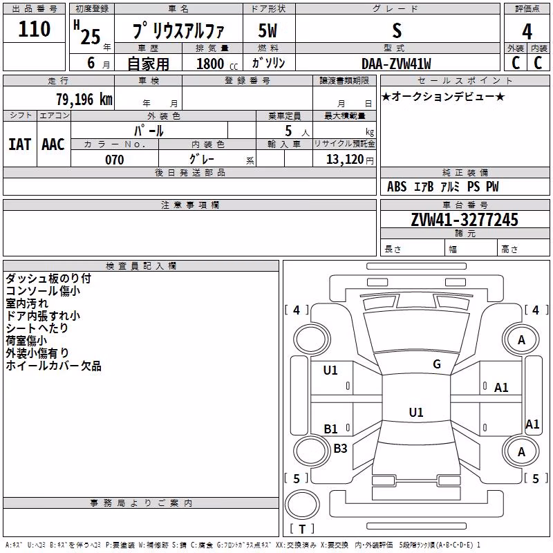 TOYOTA PRIUS ALPHA
