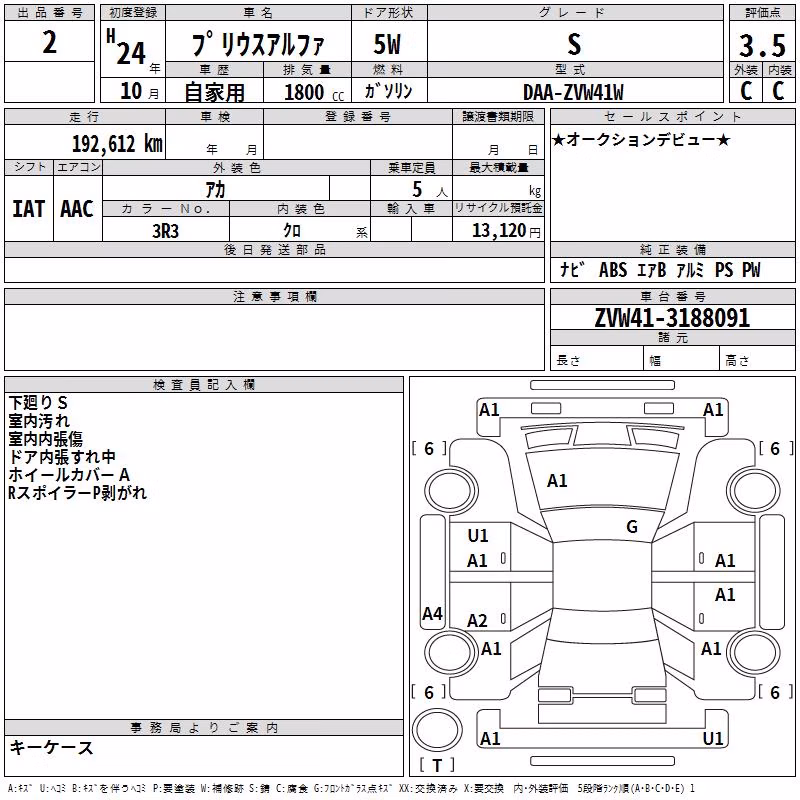 TOYOTA PRIUS ALPHA