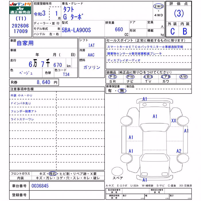 DAIHATSU TAFT