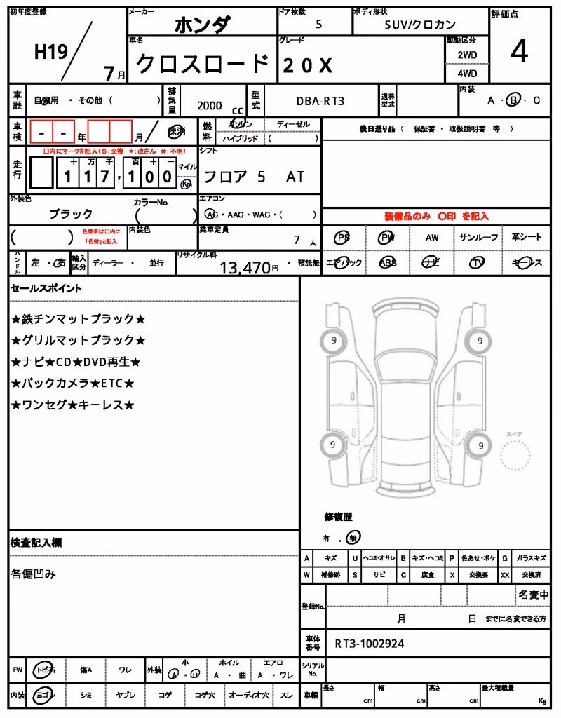 HONDA CROSSROAD