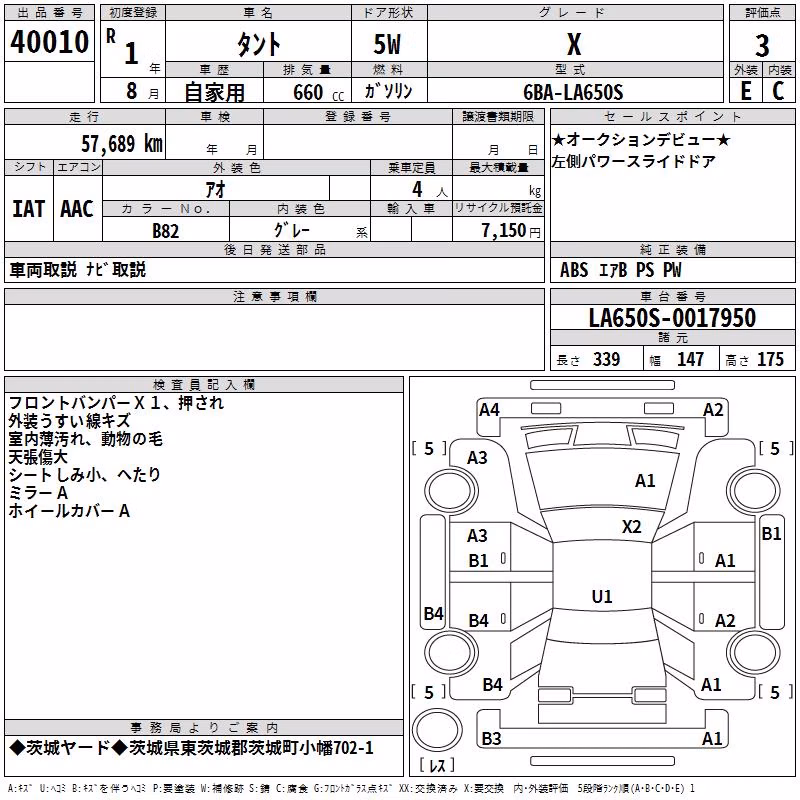 DAIHATSU TANTO