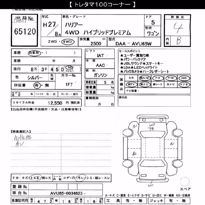 TOYOTA HARRIER