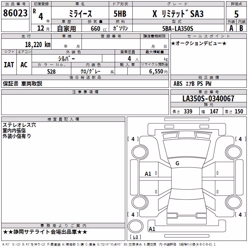 DAIHATSU MIRA E:S