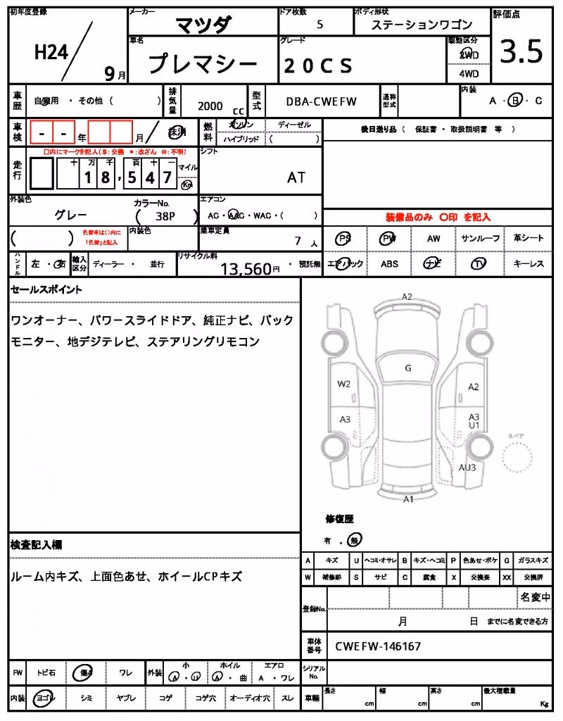 MAZDA PREMACY