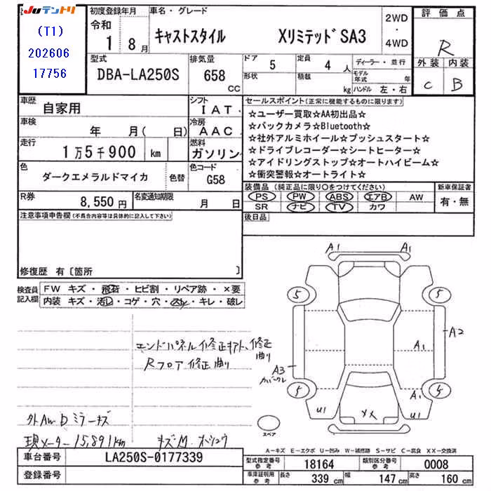 DAIHATSU CAST