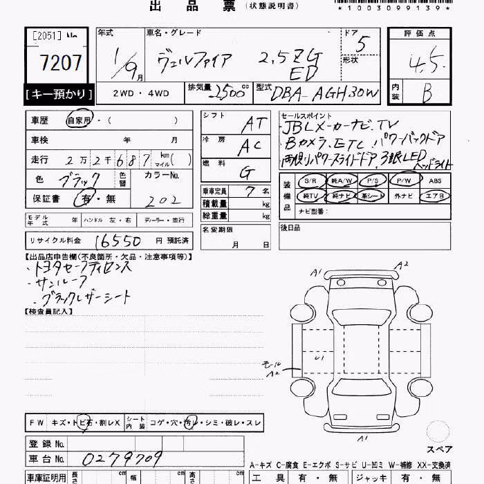 TOYOTA VELLFIRE