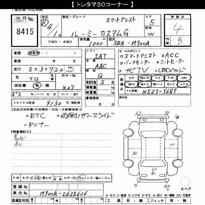 TOYOTA ROOMY