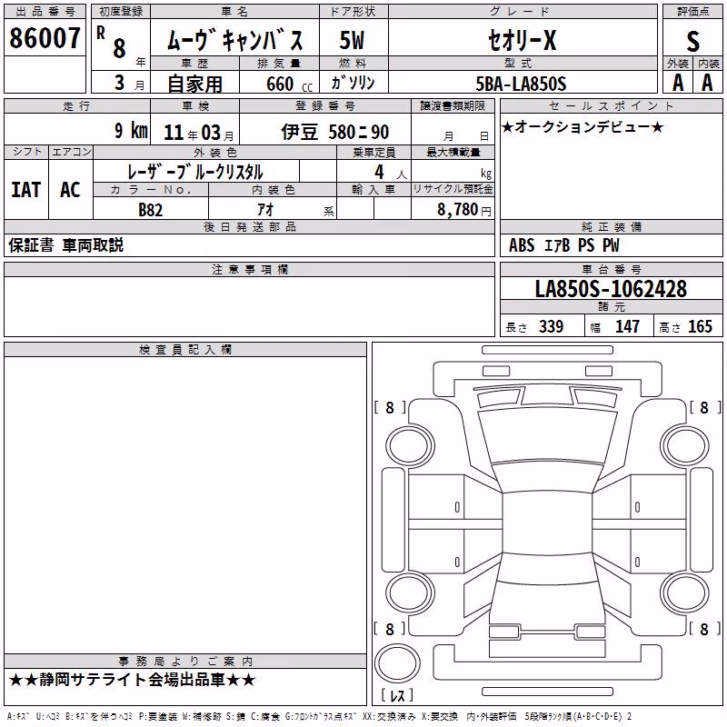 DAIHATSU MOVE CANBUS