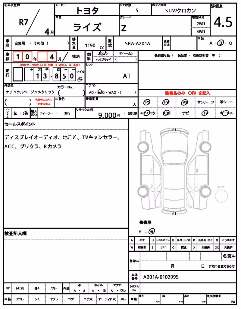 TOYOTA RAIZE