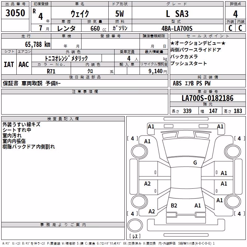 DAIHATSU WAKE