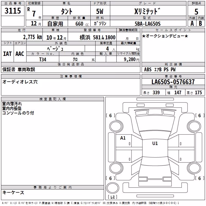 DAIHATSU TANTO