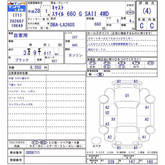 DAIHATSU CAST