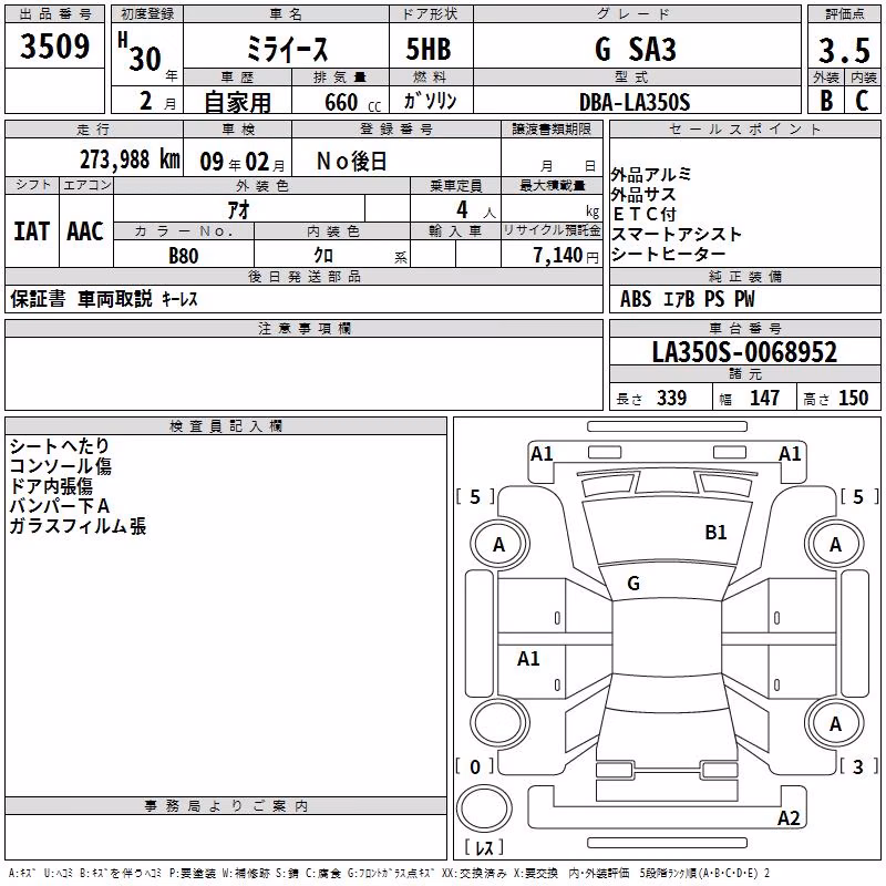 DAIHATSU MIRA E:S