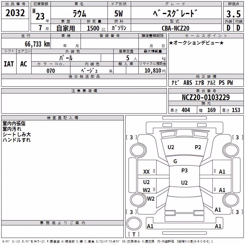 TOYOTA RAUM