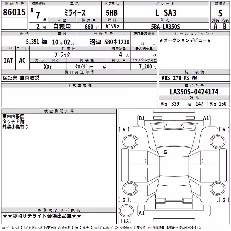 DAIHATSU MIRA E:S