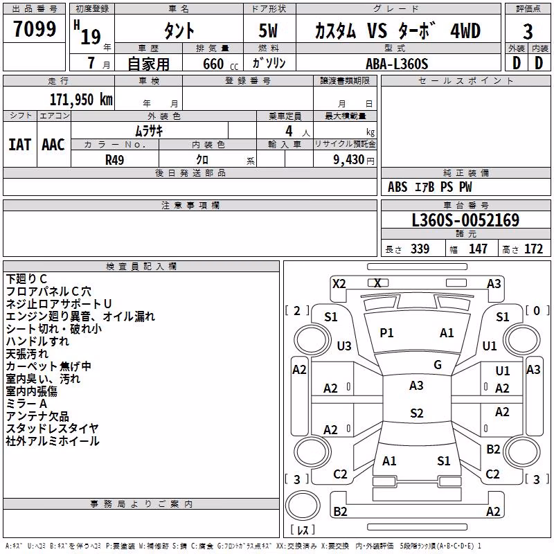DAIHATSU TANTO