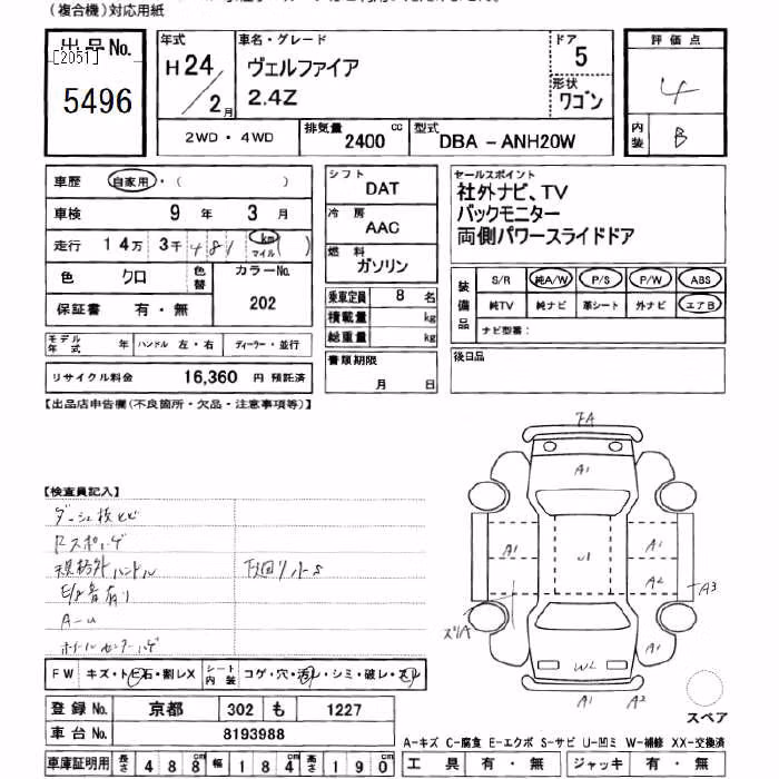 TOYOTA VELLFIRE