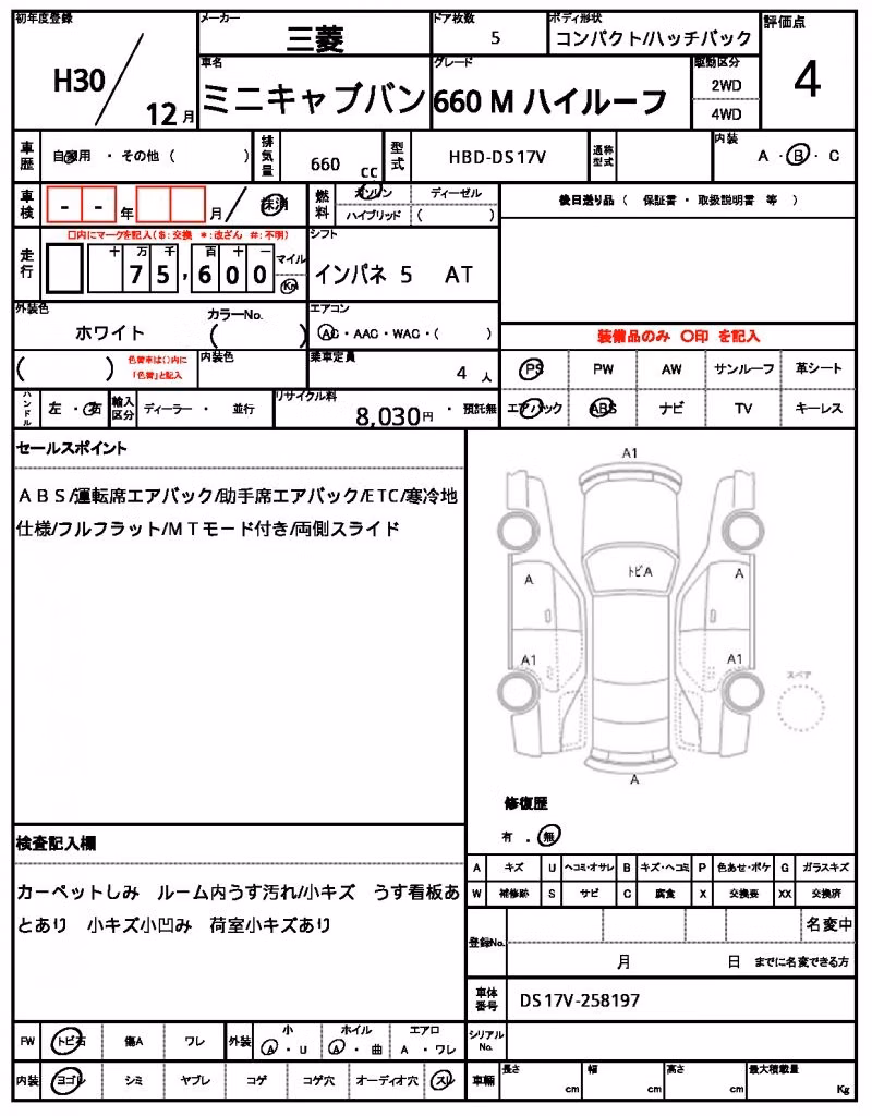 MITSUBISHI MINICAB