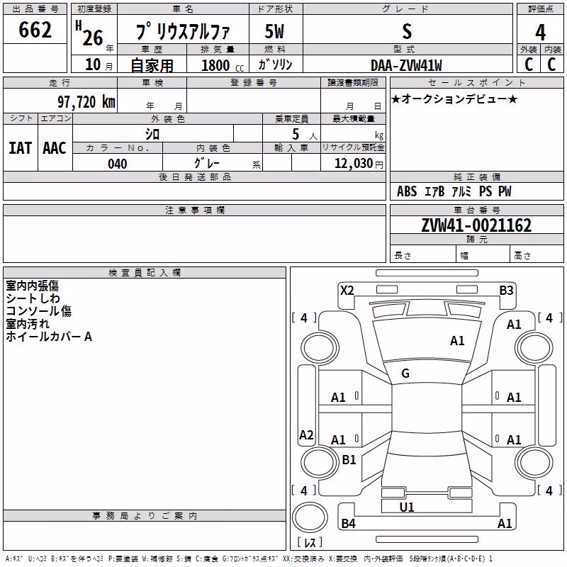 TOYOTA PRIUS ALPHA