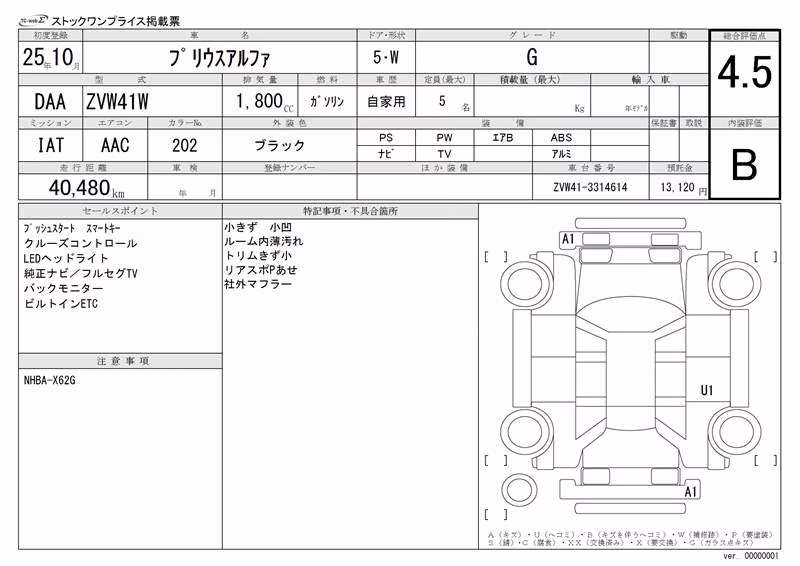 TOYOTA PRIUS ALPHA