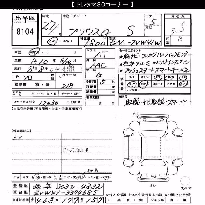 TOYOTA PRIUS ALPHA