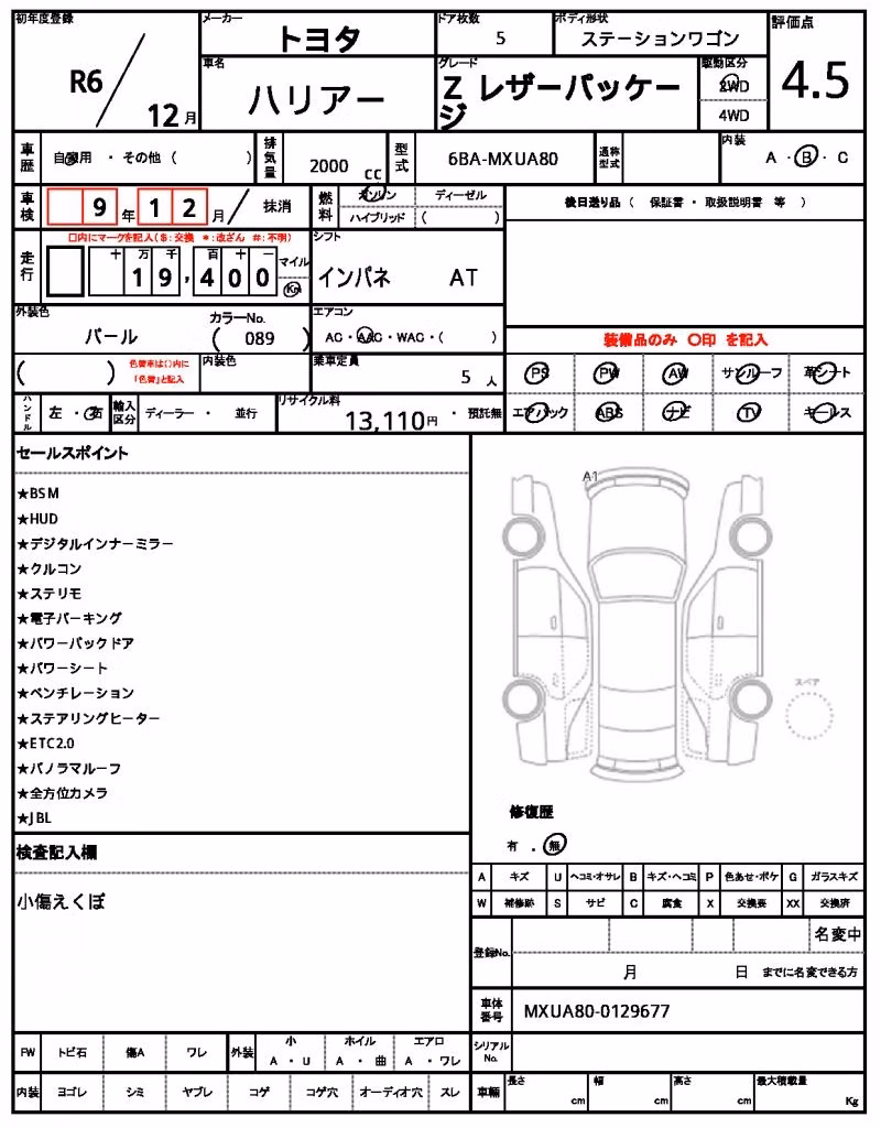 TOYOTA HARRIER