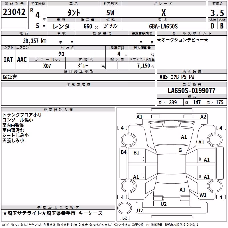 DAIHATSU TANTO