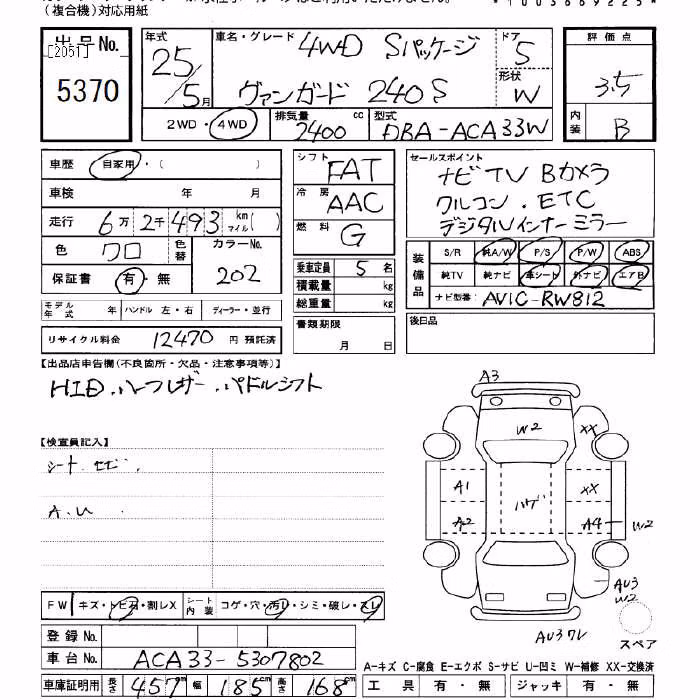 TOYOTA VANGUARD