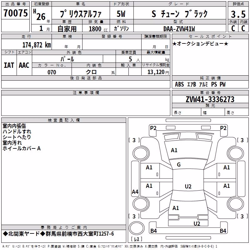 TOYOTA PRIUS ALPHA