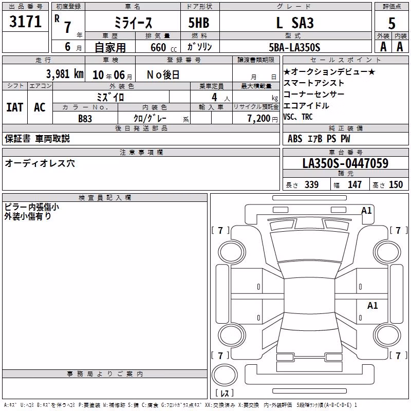 DAIHATSU MIRA E:S