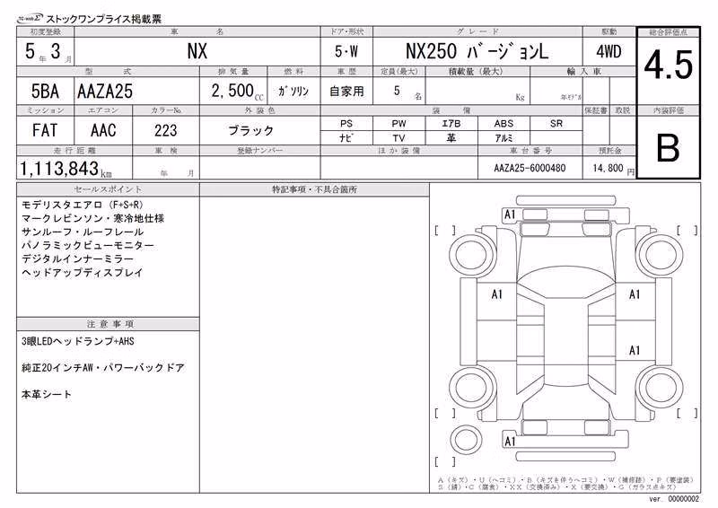 LEXUS NX250