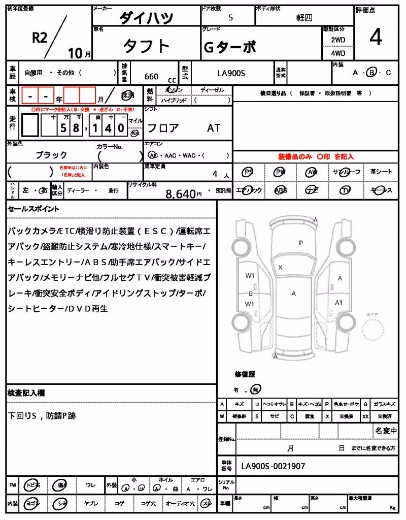 DAIHATSU TAFT