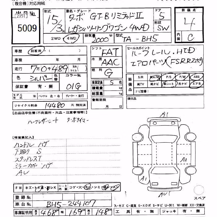 SUBARU LEGACY