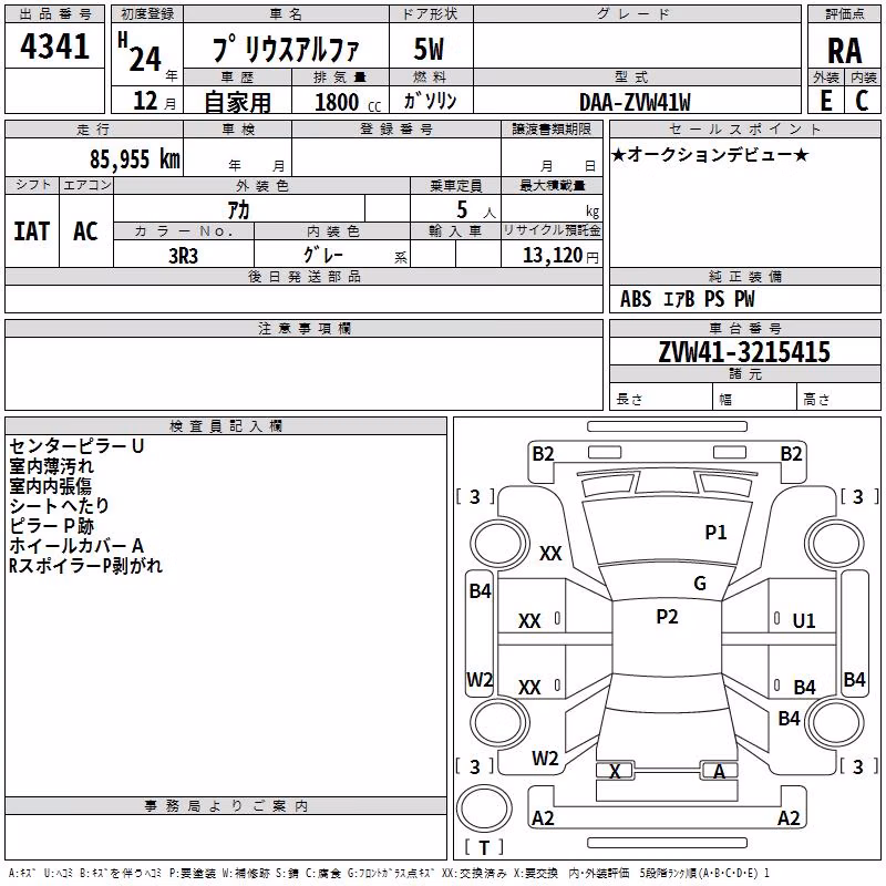 TOYOTA PRIUS ALPHA