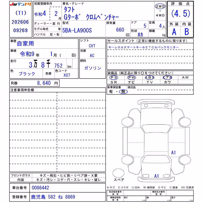 DAIHATSU TAFT
