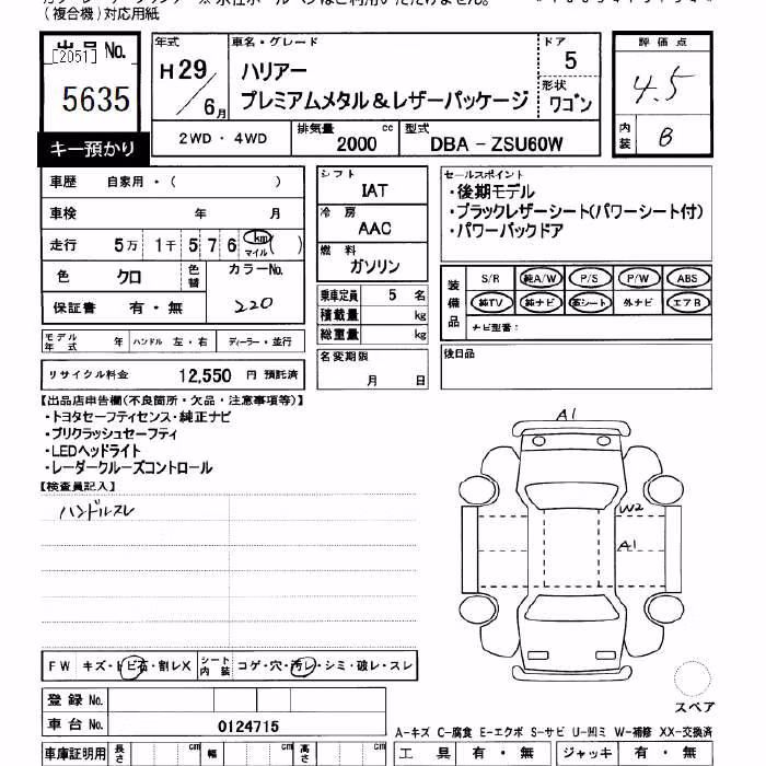 TOYOTA HARRIER