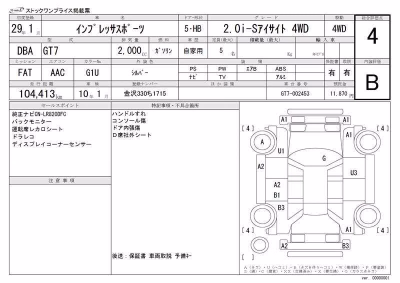 SUBARU XV