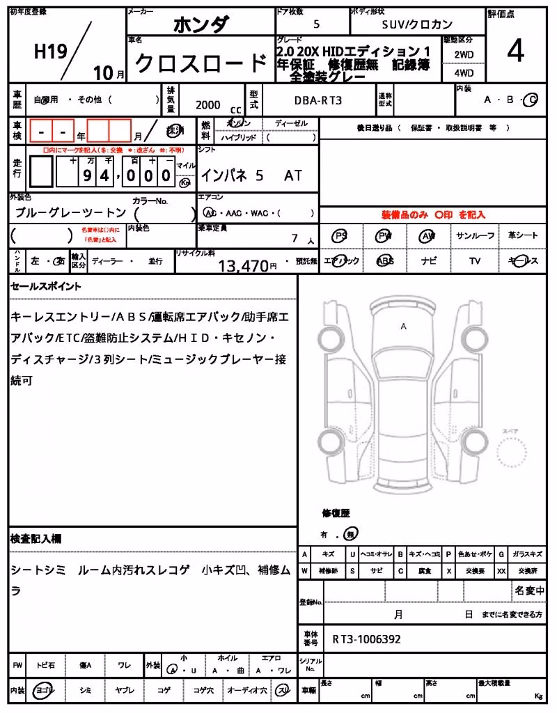 HONDA CROSSROAD