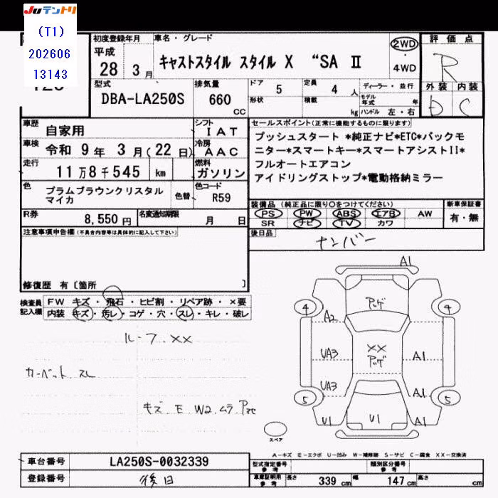 DAIHATSU CAST