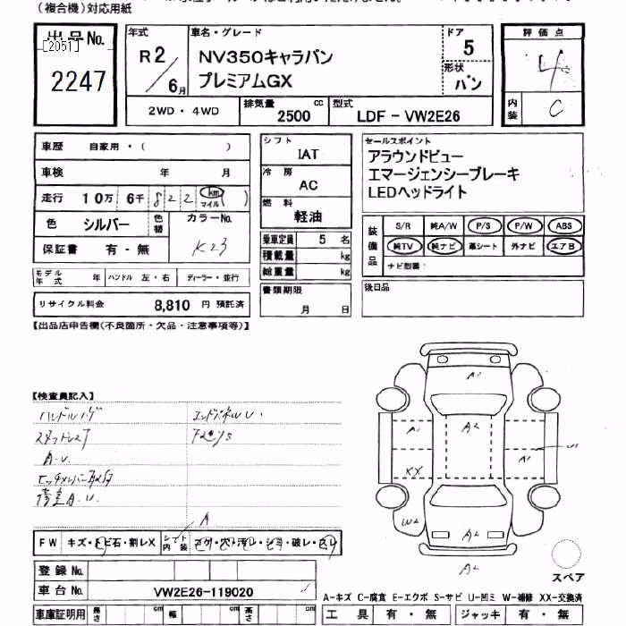 NISSAN NV350 CARAVAN