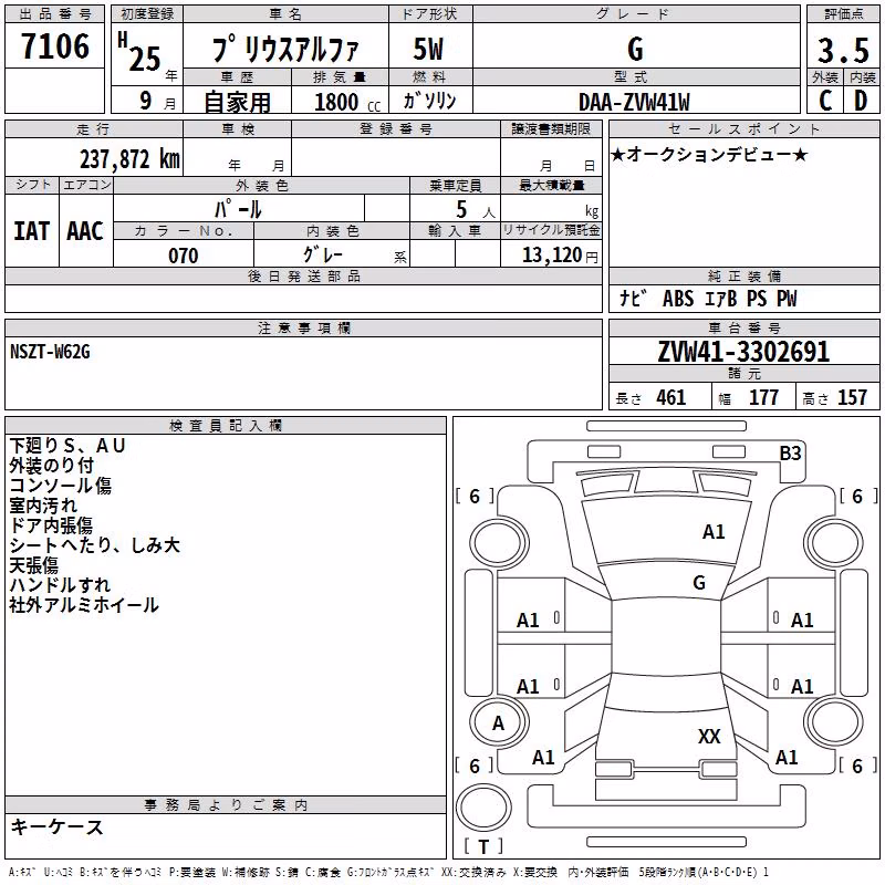 TOYOTA PRIUS ALPHA