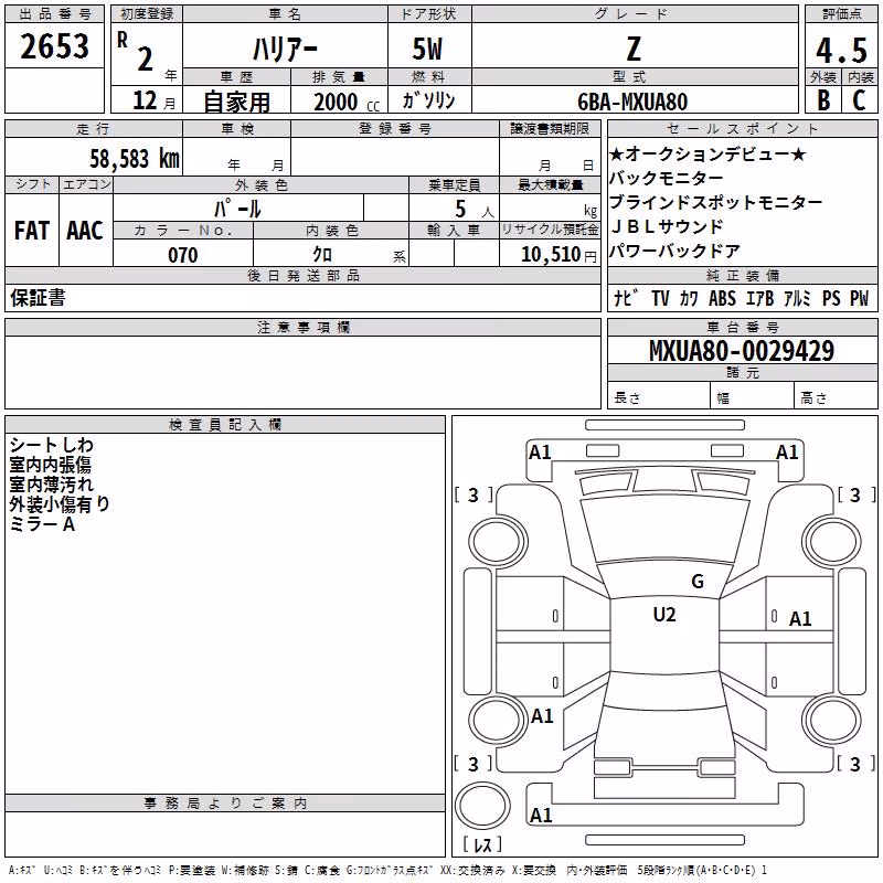TOYOTA HARRIER