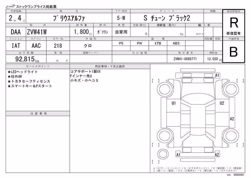 TOYOTA PRIUS ALPHA