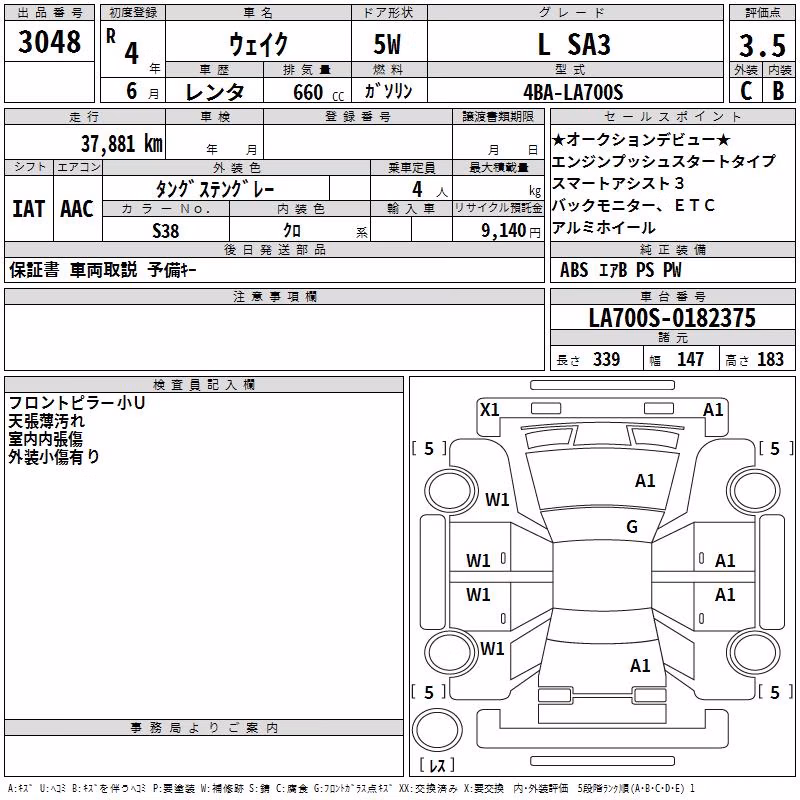 DAIHATSU WAKE