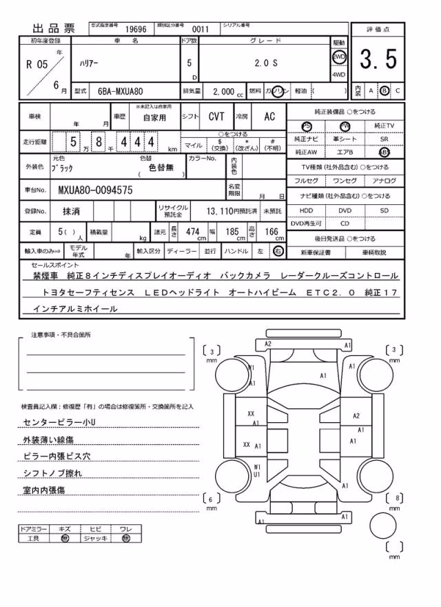 TOYOTA HARRIER