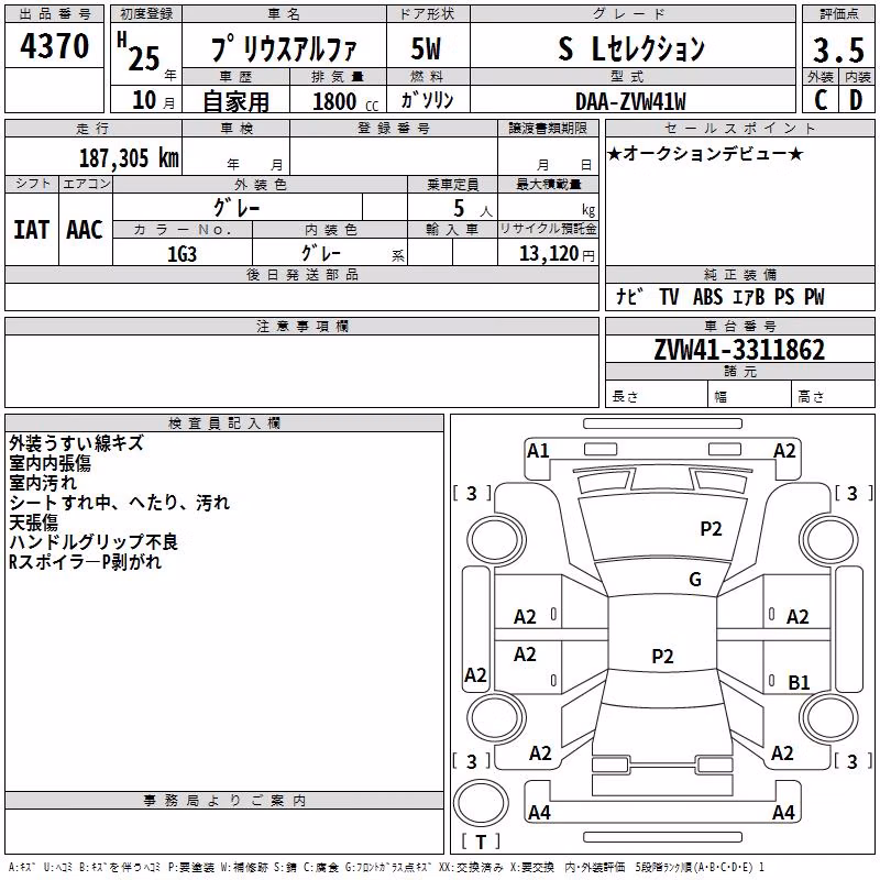 TOYOTA PRIUS ALPHA