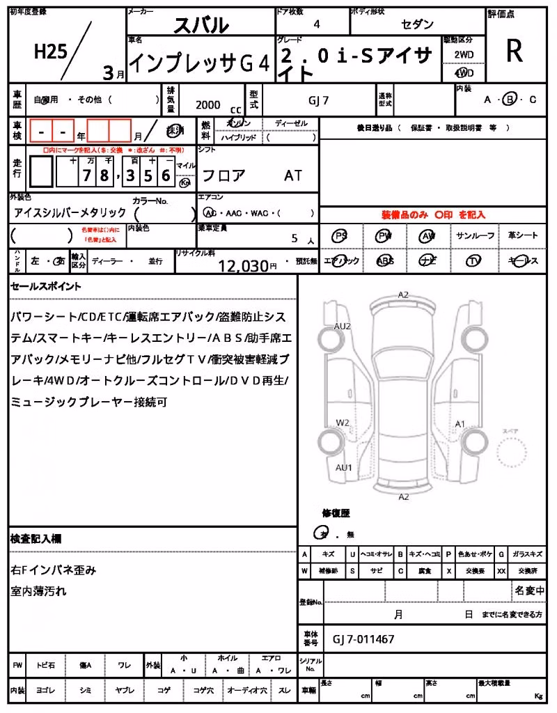 SUBARU IMPREZA