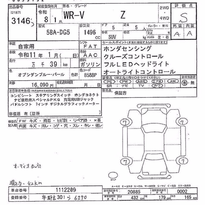 HONDA WR-V