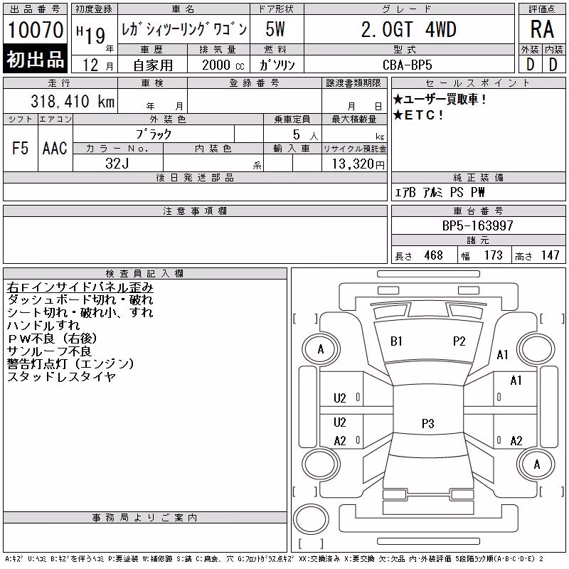 SUBARU LEGACY